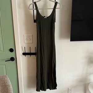 Vitamin A Deep Green Maxi Dress